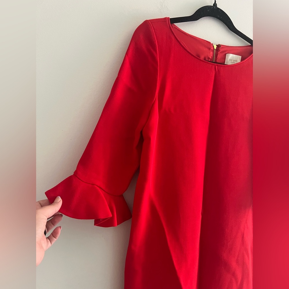 Kate Spade Luna Flare Sleeve Dress Size 4 - Picture 3 of 8